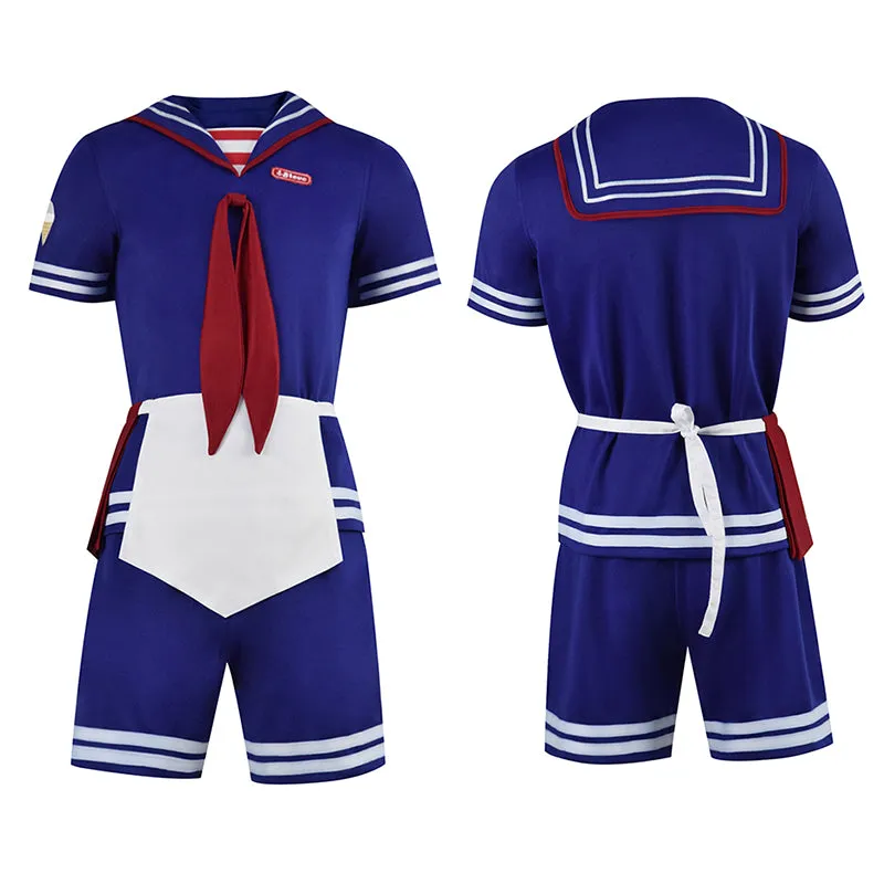 Steve Scoops Ahoy Costume Stranger Things 3 Steve Harrington Cosplay Steve Ice Cream Outfit