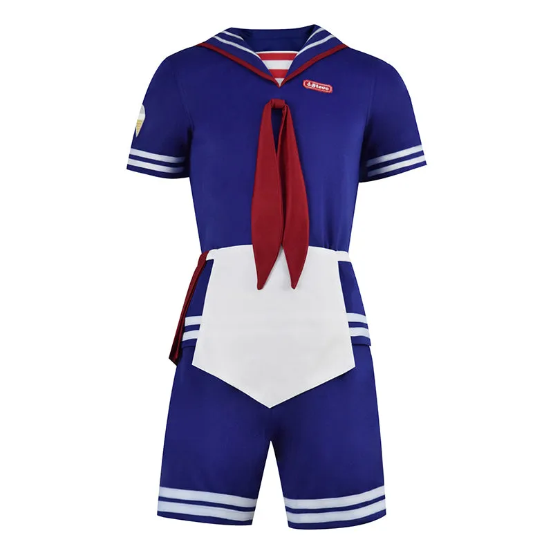 Steve Scoops Ahoy Costume Stranger Things 3 Steve Harrington Cosplay Steve Ice Cream Outfit