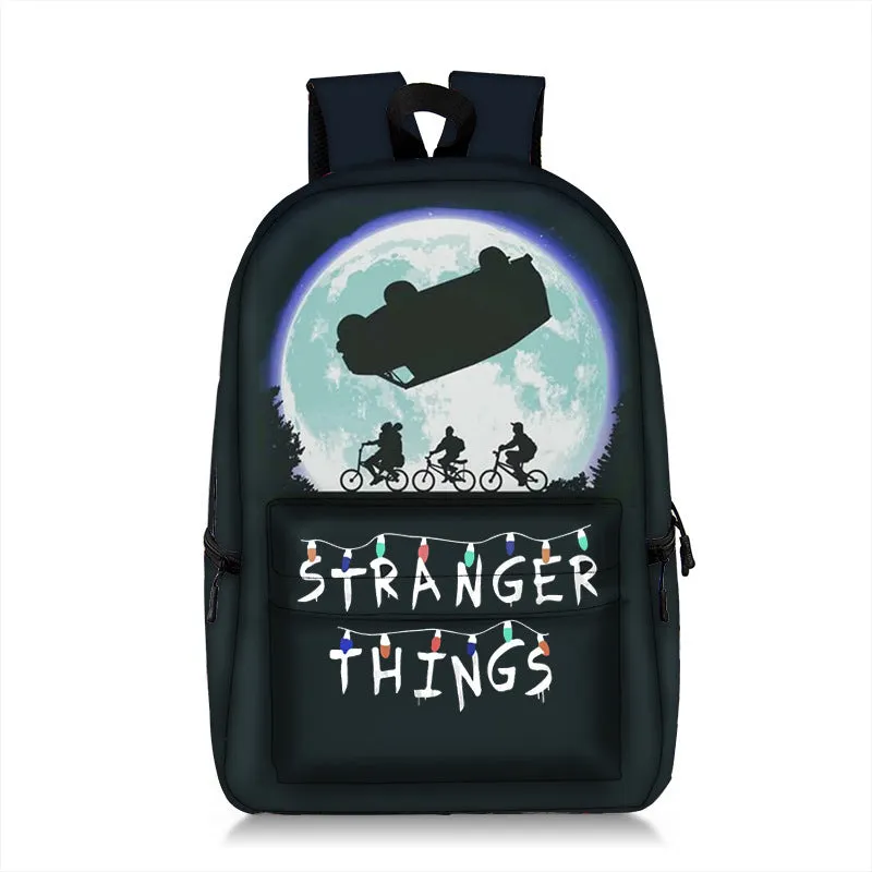Stranger Things Backpack School Bag fashion Print Youth Bag Ideal Present