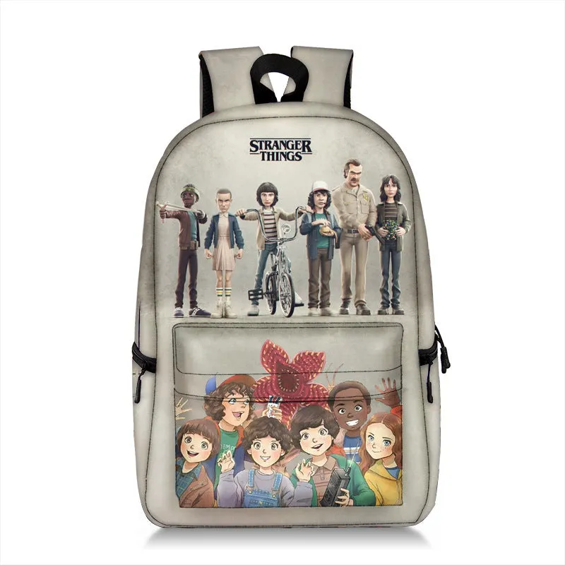 Stranger Things Backpack School Bag fashion Print Youth Bag Ideal Present