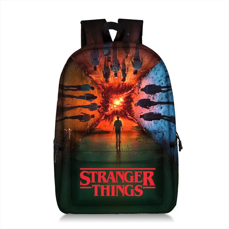 Stranger Things Backpack School Bag fashion Print Youth Bag Ideal Present