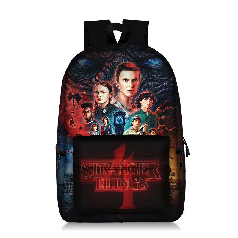 Stranger Things Backpack School Bag fashion Print Youth Bag Ideal Present