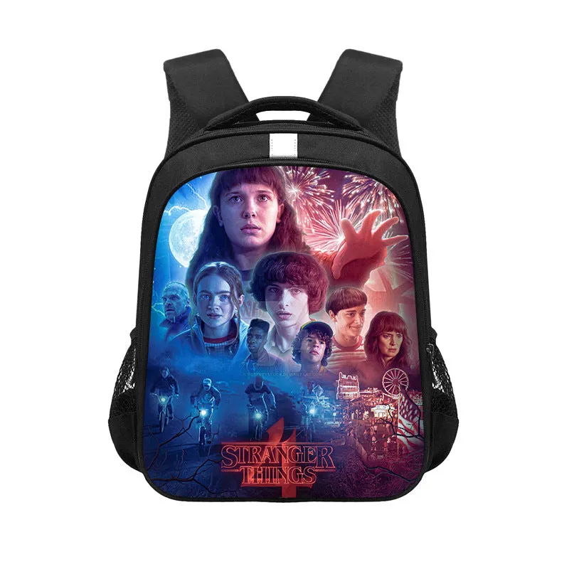 Stranger Things Season 4 Backpack School Bag Teen Girls Boys Bookbag Student Bag Ideal Present