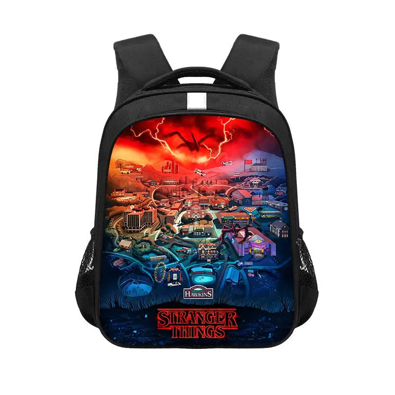 Stranger Things Season 4 Backpack School Bag Teen Girls Boys Bookbag Student Bag Ideal Present