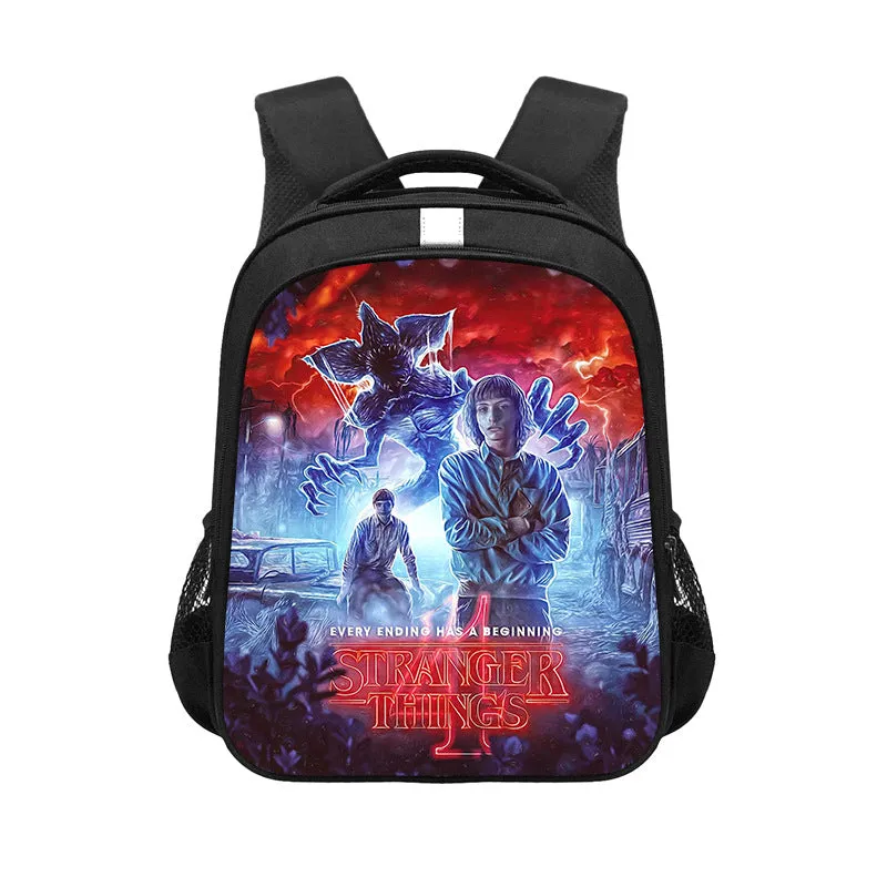Stranger Things Season 4 Backpack School Bag Teen Girls Boys Bookbag Student Bag Ideal Present