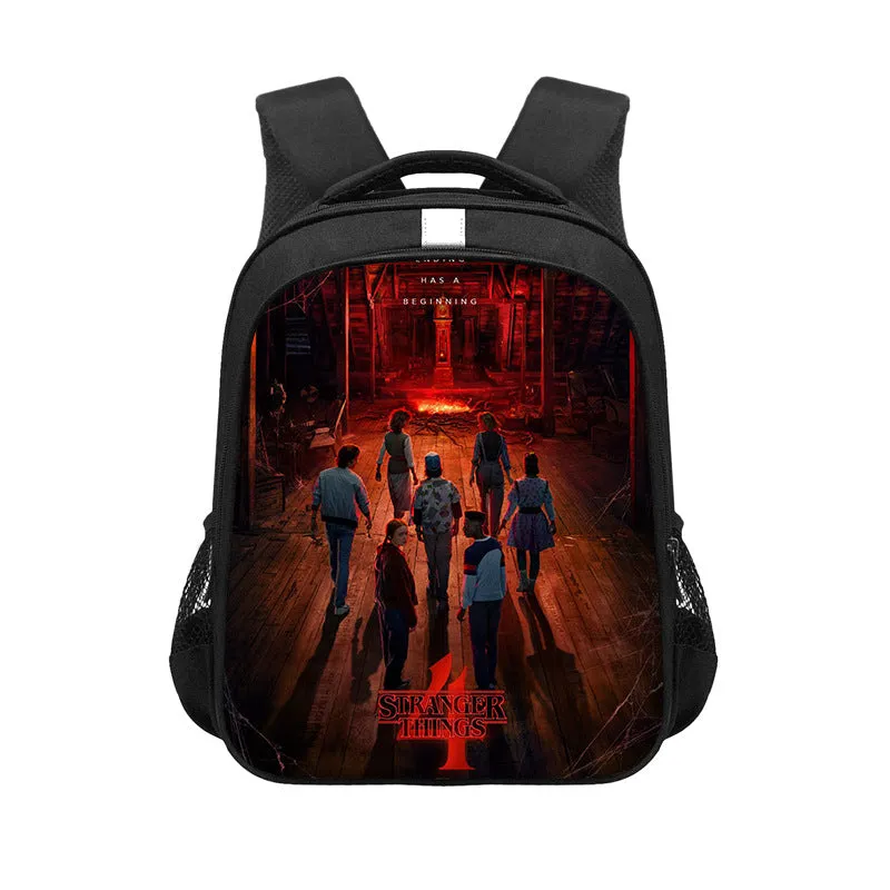 Stranger Things Season 4 Backpack School Bag Teen Girls Boys Bookbag Student Bag Ideal Present