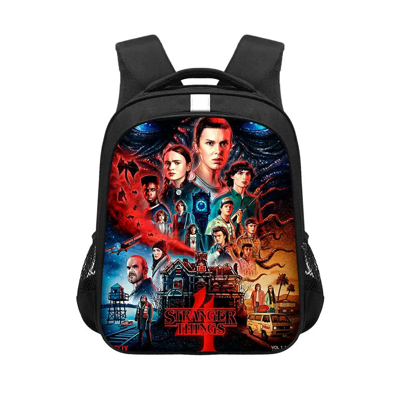 Stranger Things Season 4 Backpack School Bag Teen Girls Boys Bookbag Student Bag Ideal Present