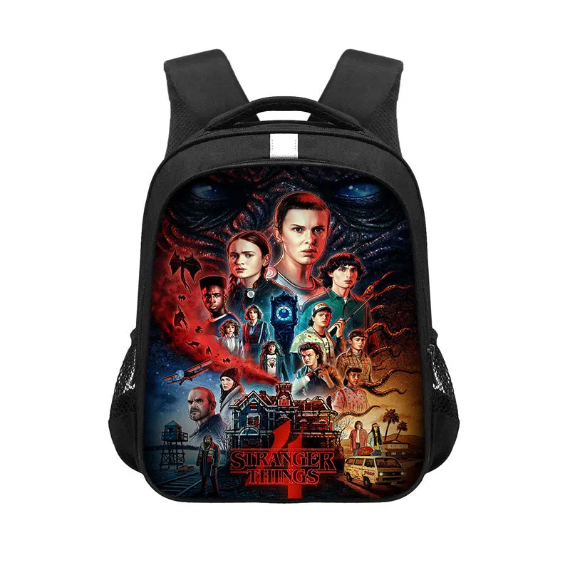 Stranger Things Season 4 Backpack School Bag Teen Girls Boys Bookbag Student Bag Ideal Present