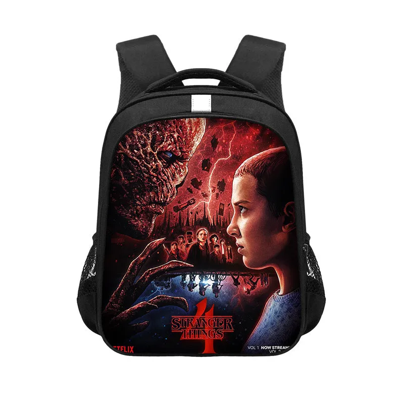 Stranger Things Season 4 Backpack School Bag Teen Girls Boys Bookbag Student Bag Ideal Present