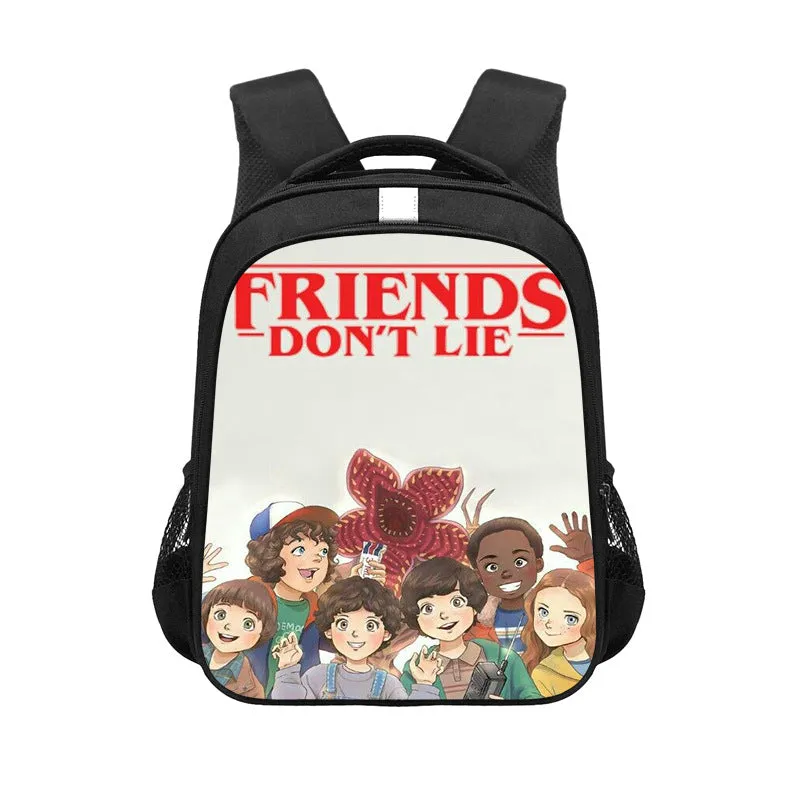 Stranger Things Season 4 Backpack School Bag Teen Girls Boys Bookbag Student Bag Ideal Present
