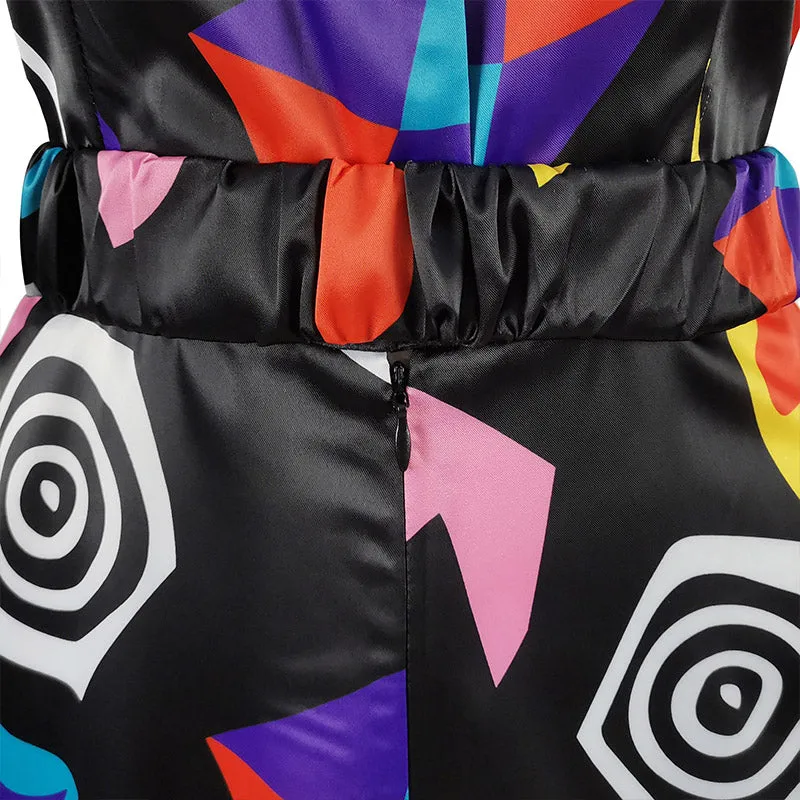 Stranger Things Season 4 Eleven Cosplay Costume Women Printed Shirt Shorts