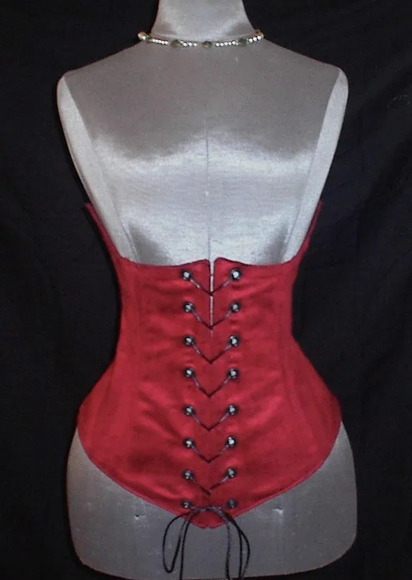 Suede Under-Bust Corset