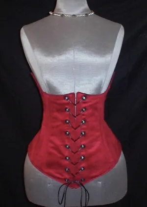 Suede Under-Bust Corset
