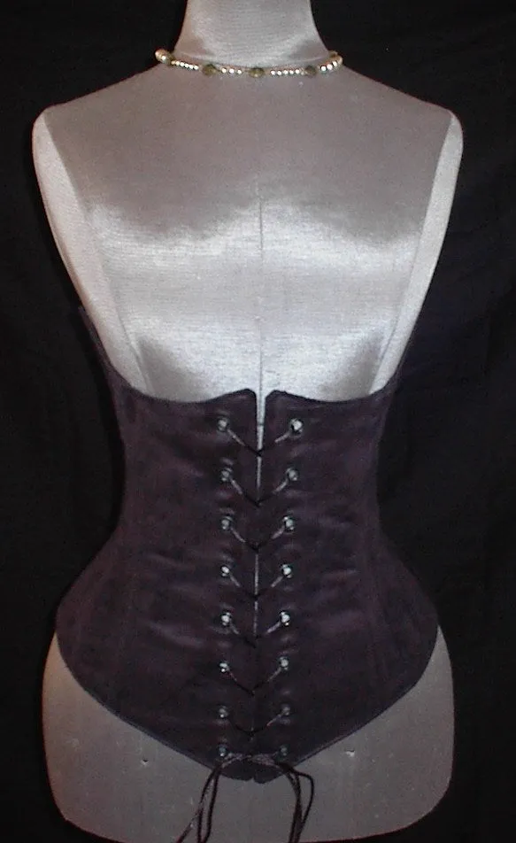 Suede Under-Bust Corset