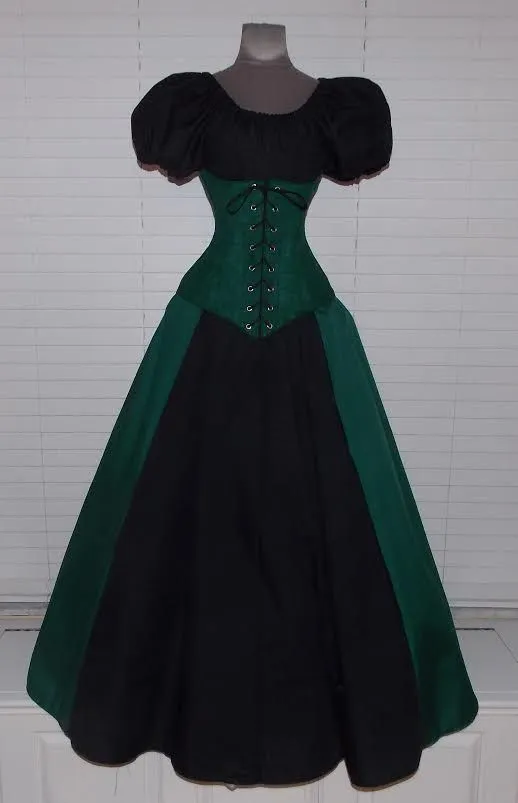Suede Under-Bust Corset