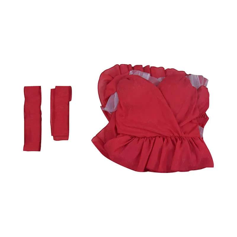 Suicide Squad 2021 Movie Harley Quinn Cosplay Costume Red Dress