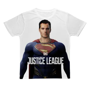 Superman Justice League Henry Cavill Canvas Size Sublimation Unisex T-Shirt