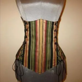 Temptation Multi Stripe Underbust Corset