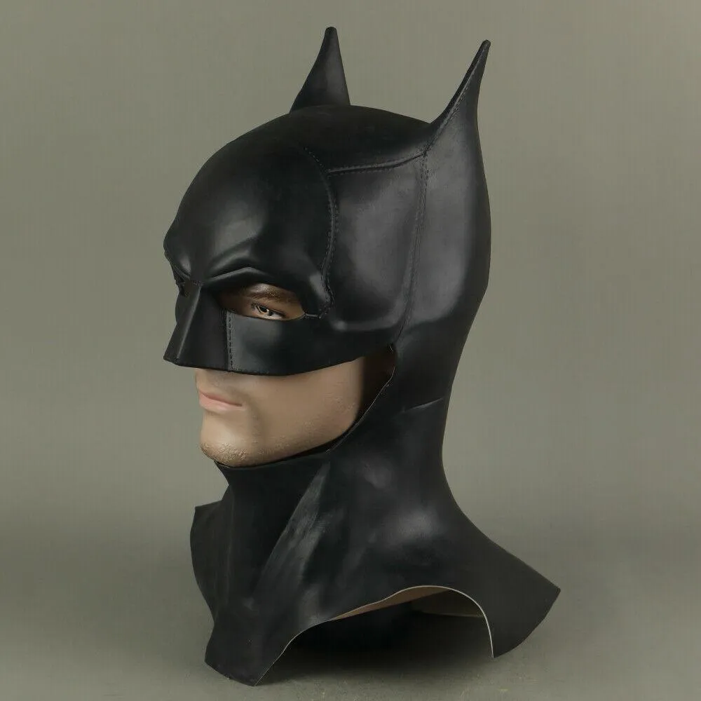 The Batman 2022 Movie Mask Robert Pattinson Cosplay Costume Prop Cowl Mask