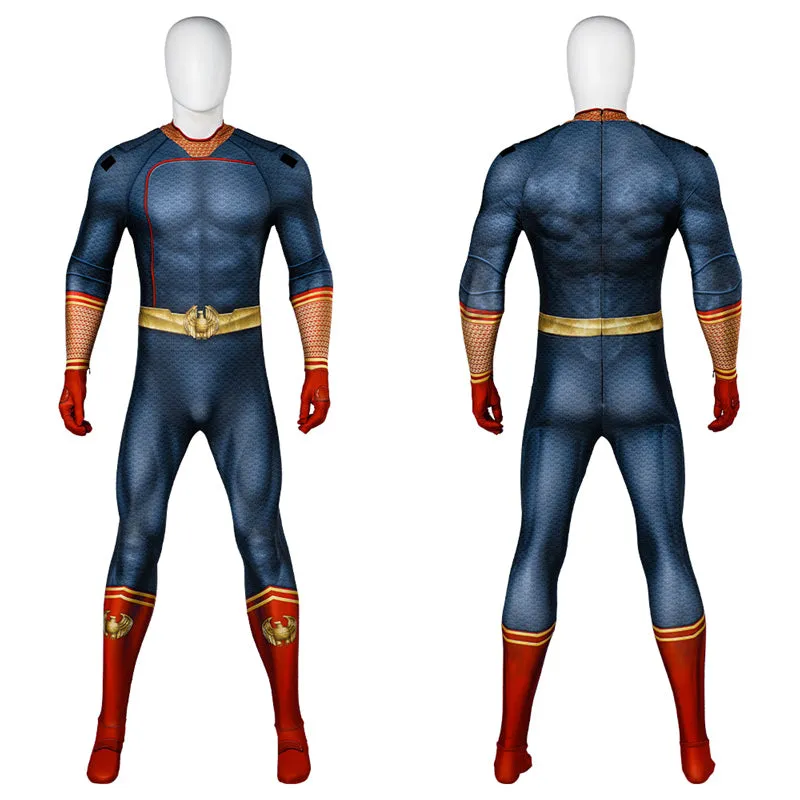 The Boys 4 The Homelander Cosplay Costume Leader of The Seven Superman Jumpsuit
