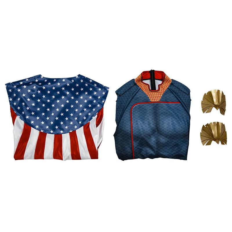 The Boys 4 The Homelander Cosplay Costume Leader of The Seven Superman Jumpsuit