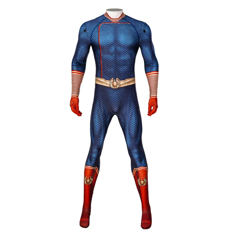 The Boys Season 3 Antony Starr Homelander Cosplay Costume Superhero Jumpsuit Halloween Suit With Cloak