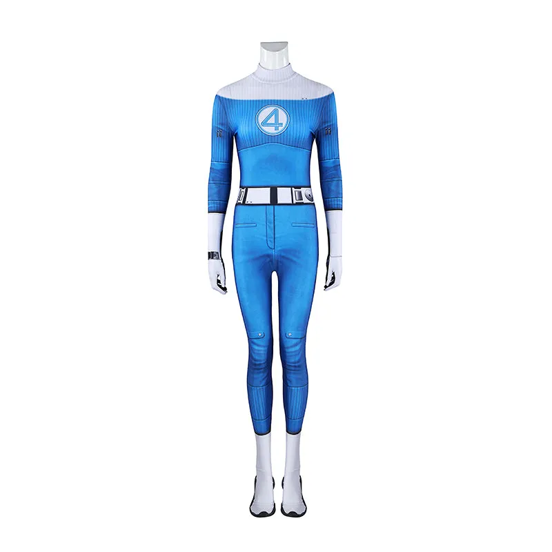 The Fantastic 4 Susan Storm Invisible Woman Jumpsuit Costume ACcosplay