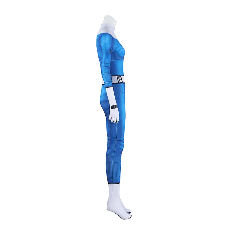 The Fantastic 4 Susan Storm Invisible Woman Jumpsuit Costume ACcosplay