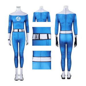The Fantastic 4 Susan Storm Invisible Woman Jumpsuit Costume ACcosplay
