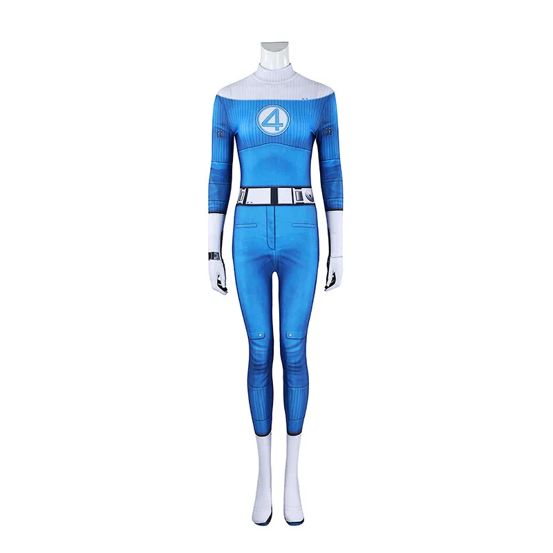The Fantastic 4 Susan Storm Invisible Woman Jumpsuit Costume ACcosplay