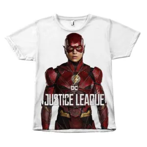 The Flash Justice League & Snyder Cut Ezra Miler Canvas Size - Unisex Tee Shirt