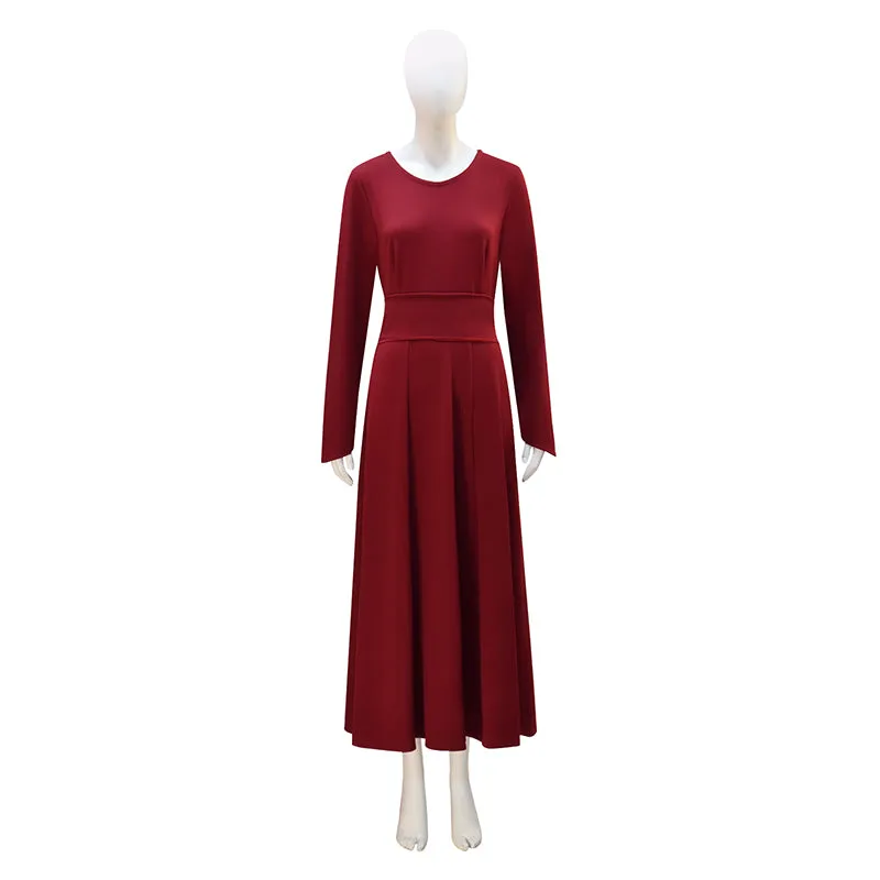 The Handmaid's Tale Hooded Cape Cosplay Costume Halloween Outfit ACcosplay