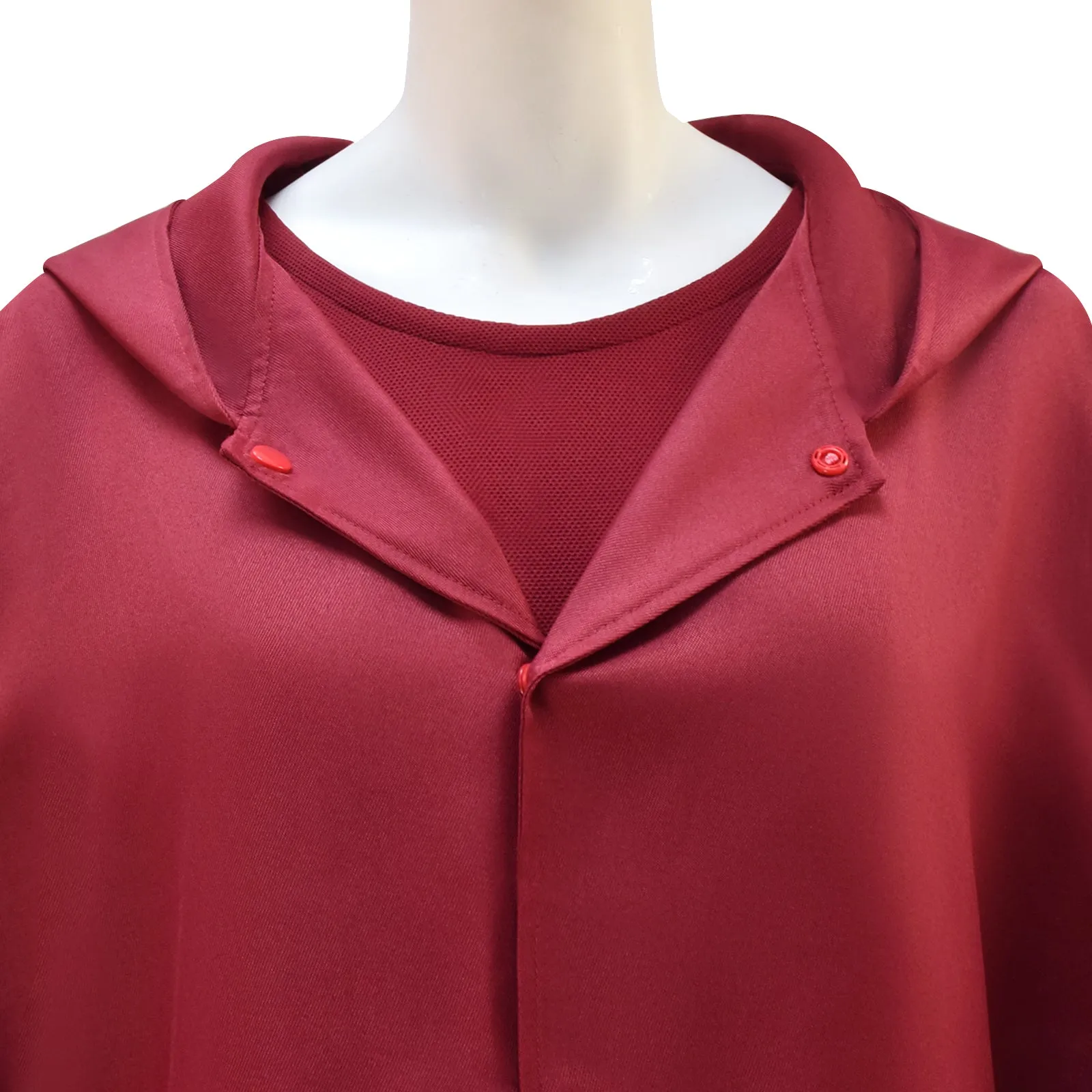 The Handmaid's Tale Hooded Cape Cosplay Costume Halloween Outfit ACcosplay