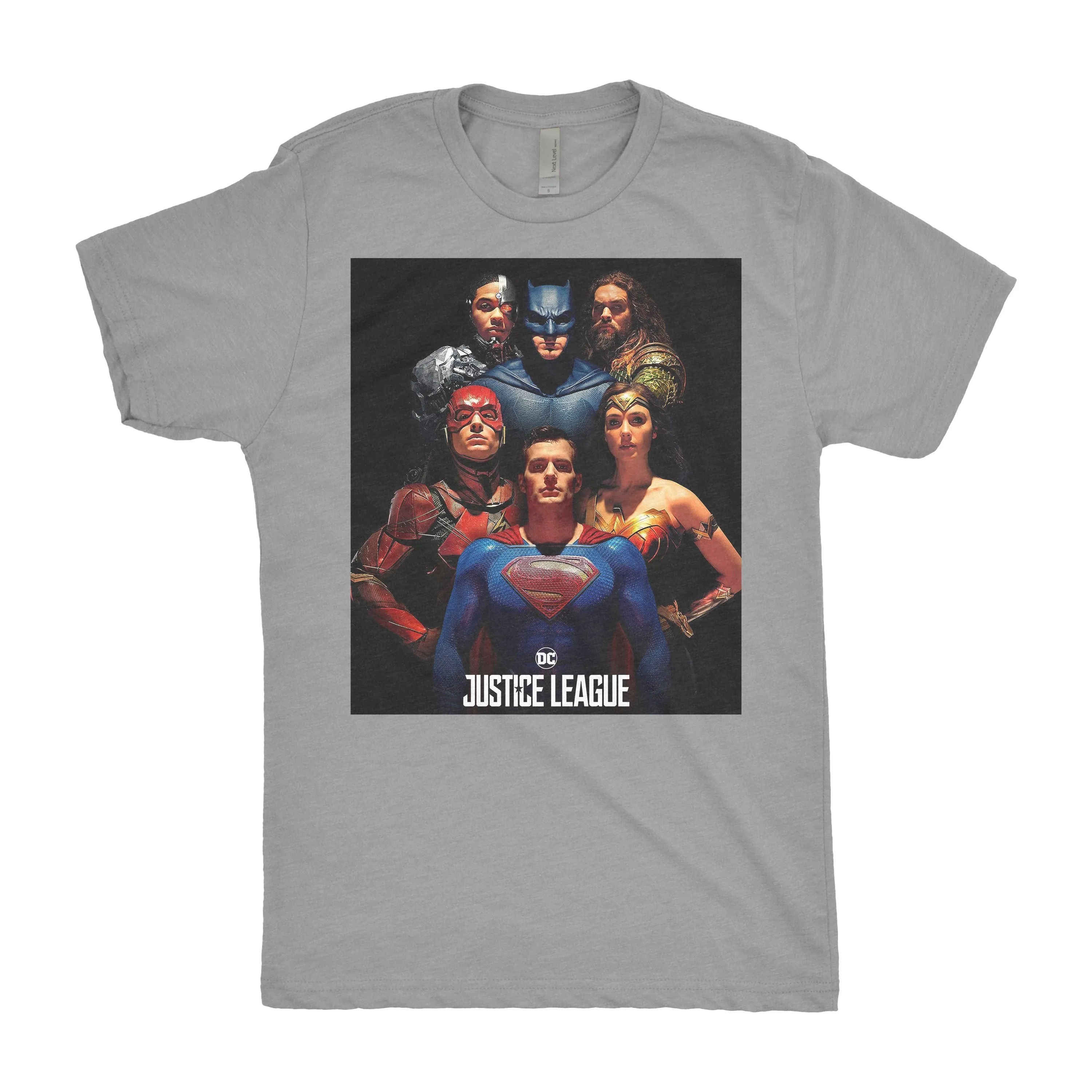The Justice League Mens Next Level Triblend T-Shirt Group Edition