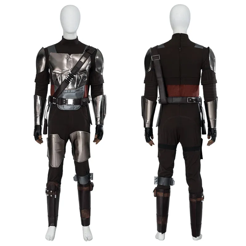 The Mandalorian S3 Cosplay Din Djarin Costume Helmet Cape Boots Halloween Celebration Suit