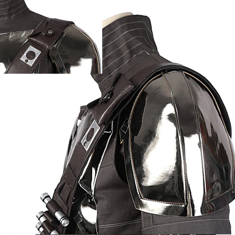 The Mandalorian Season 2 Cosplay Beskar Armor Uniform Din Djarin Helmet Full Set