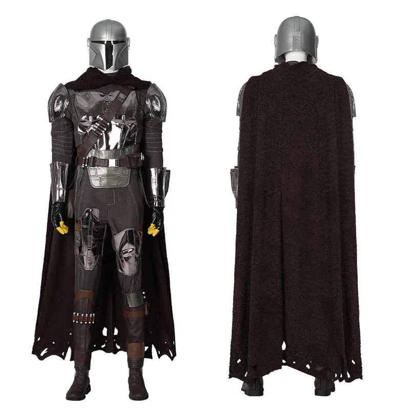 The Mandalorian Season 3 Din Djarin Beskar Armor Cosplay Costume Halloween Carnival Suit