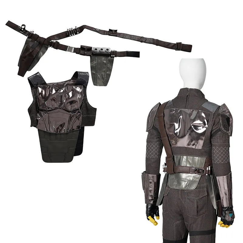 The Mandalorian Season 3 Din Djarin Beskar Armor Cosplay Costume Halloween Carnival Suit
