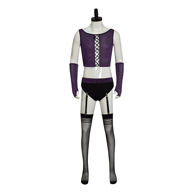 The Rocky Horror Picture Show Cosplay Costume Dr Frank-N-Furter Dress Halloween Suit