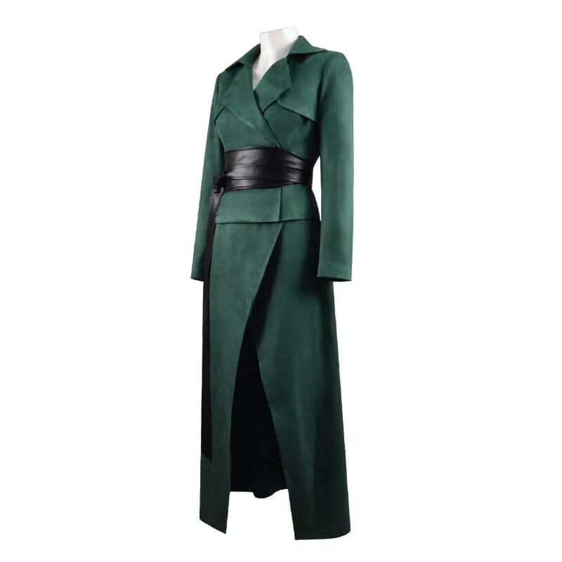 The Watch Lady Sybil Ramkin Cosplay Costume Green Suit Full Set Outfit For Sale