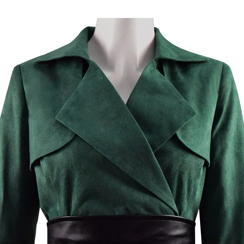 The Watch Lady Sybil Ramkin Cosplay Costume Green Suit Full Set Outfit For Sale