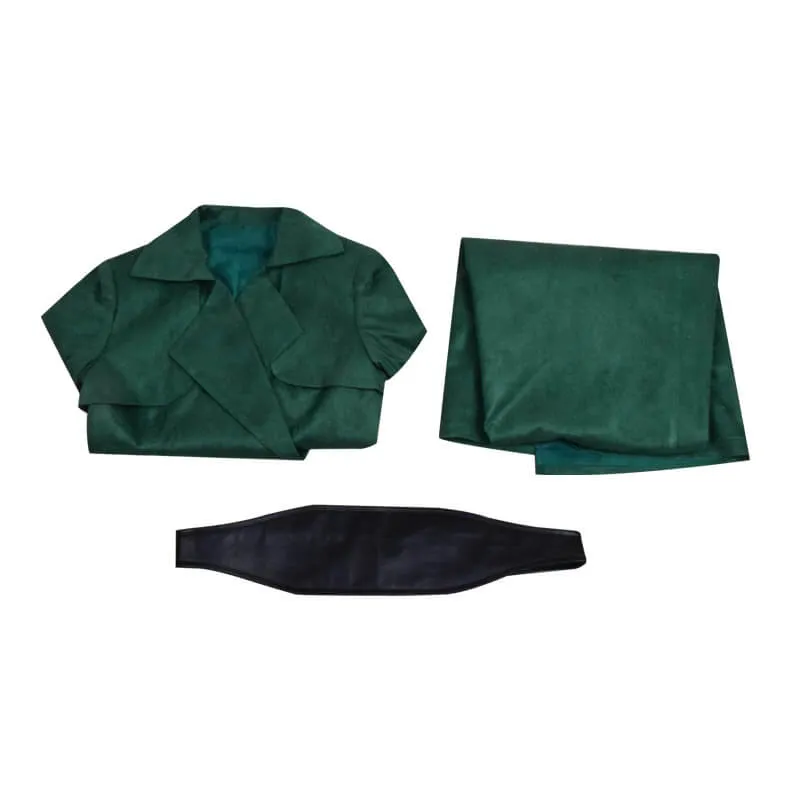 The Watch Lady Sybil Ramkin Cosplay Costume Green Suit Full Set Outfit For Sale