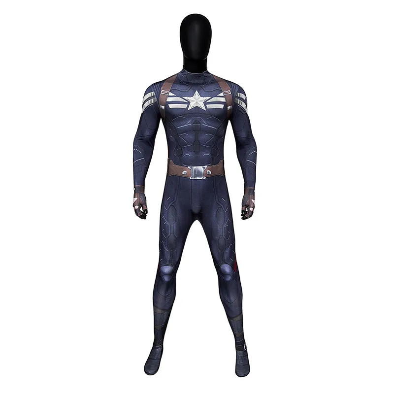 The Winter Soldier Stealth Captain America Cosplay Costume Jumpsuit Outfit ACcosplay