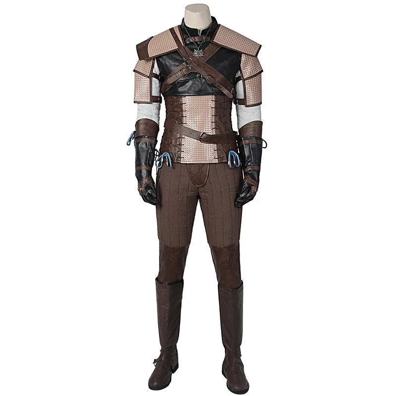 The Witcher 3 Wild Hunt Geralt of Rivia Cosplay Costume Halloween Outfit ACcosplay