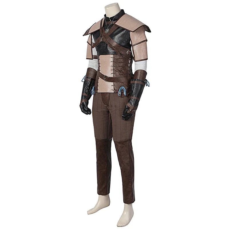 The Witcher 3 Wild Hunt Geralt of Rivia Cosplay Costume Halloween Outfit ACcosplay