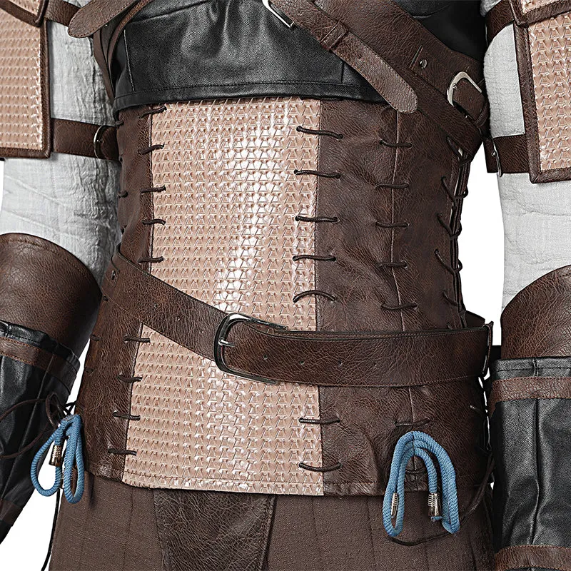 The Witcher 3 Wild Hunt Geralt of Rivia Cosplay Costume Halloween Outfit ACcosplay