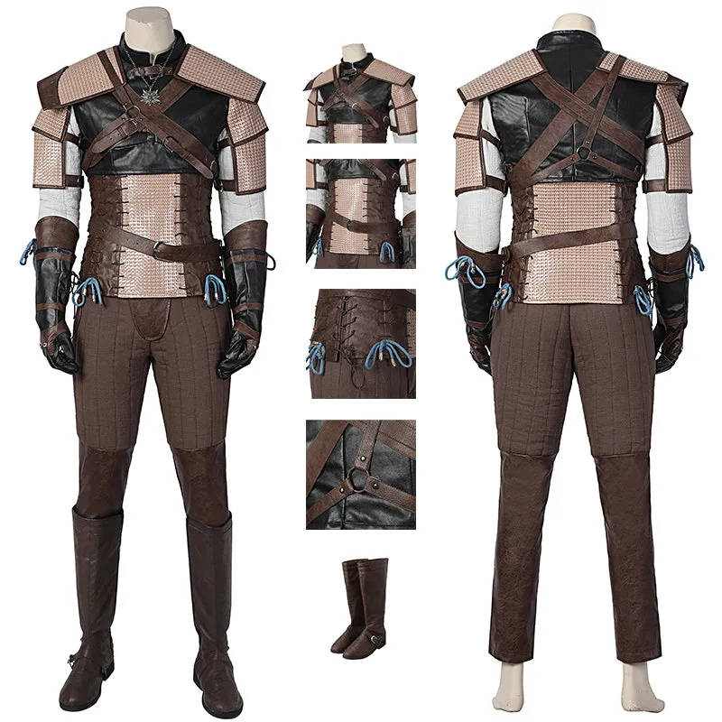 The Witcher 3 Wild Hunt Geralt of Rivia Cosplay Costume Halloween Outfit ACcosplay