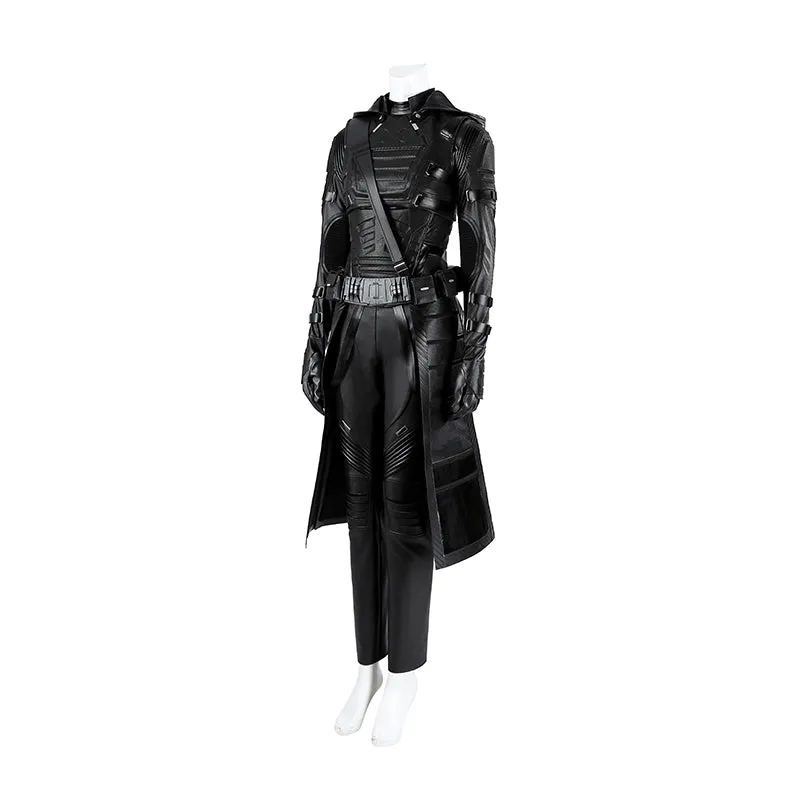 Thunderbolts Ava Starr Ghost Cosplay Costume Black Leather Halloween Outfit ACcosplay