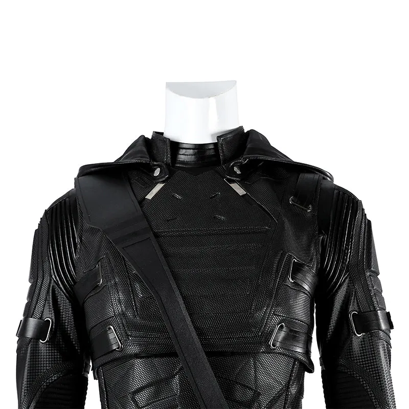 Thunderbolts Ava Starr Ghost Cosplay Costume Black Leather Halloween Outfit ACcosplay