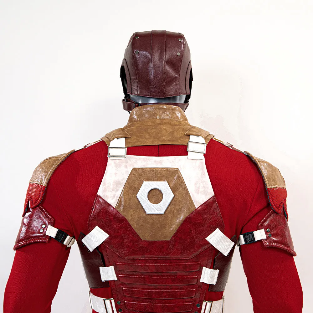 Thunderbolts Red Guardian Cosplay Costume Adults Halloween Outfit ACcosplay